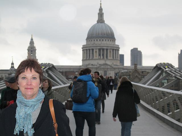 Cyn on Millenium Bridge.JPG